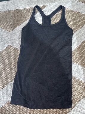 Lemon Ebb to Street Black Racerback Tank Top - Women